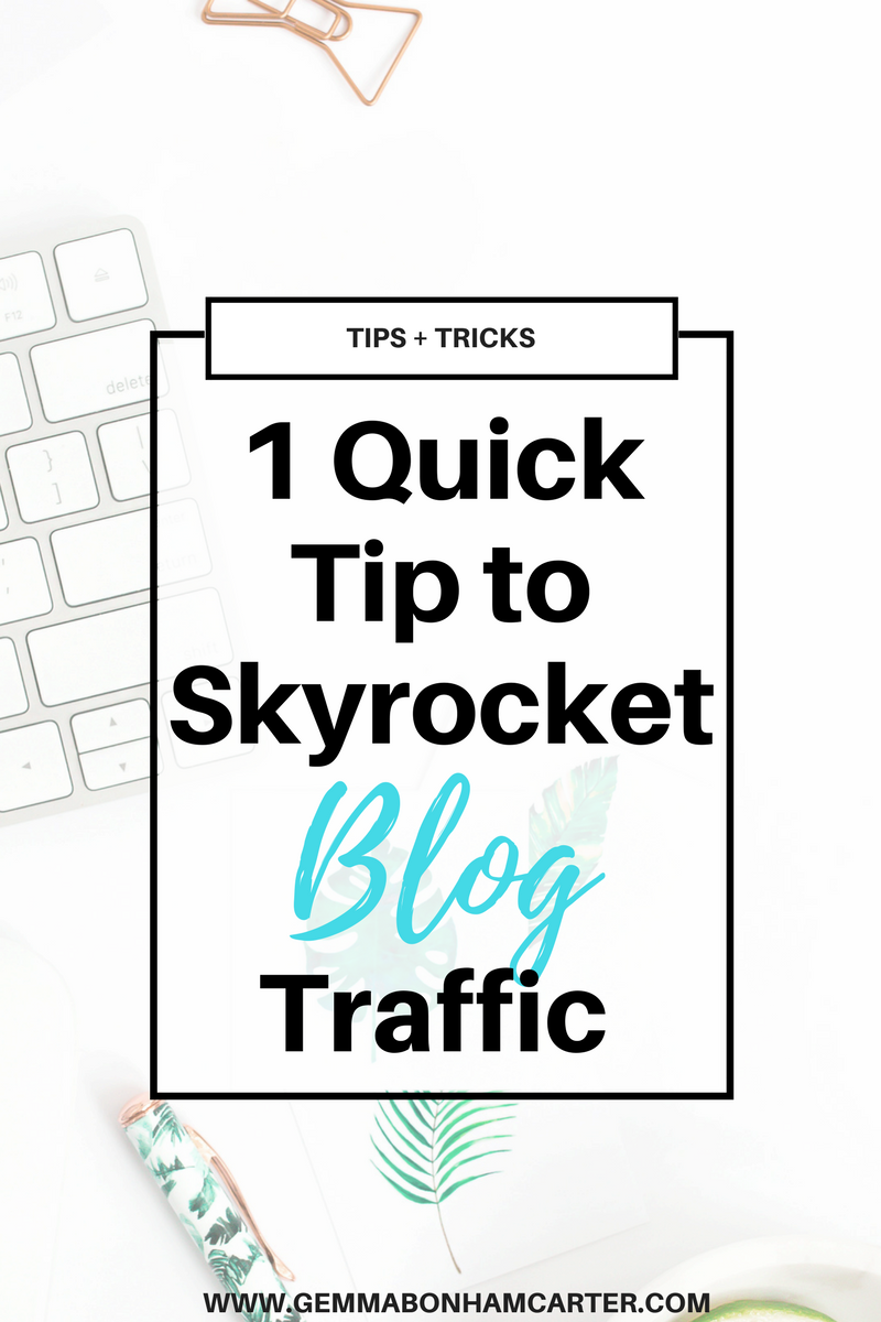 The Easiest Way To Increase Blog Traffic Fast Gemma Bonham Carter 