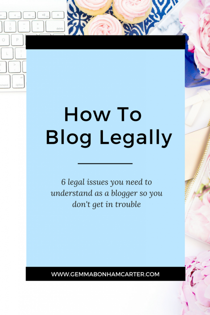 Blogging Legally | Following all the laws regarding copyrights, trademarks, images, disclosures, and more? Click over for the blogging legal basics - what you need to know to avoid any trouble!