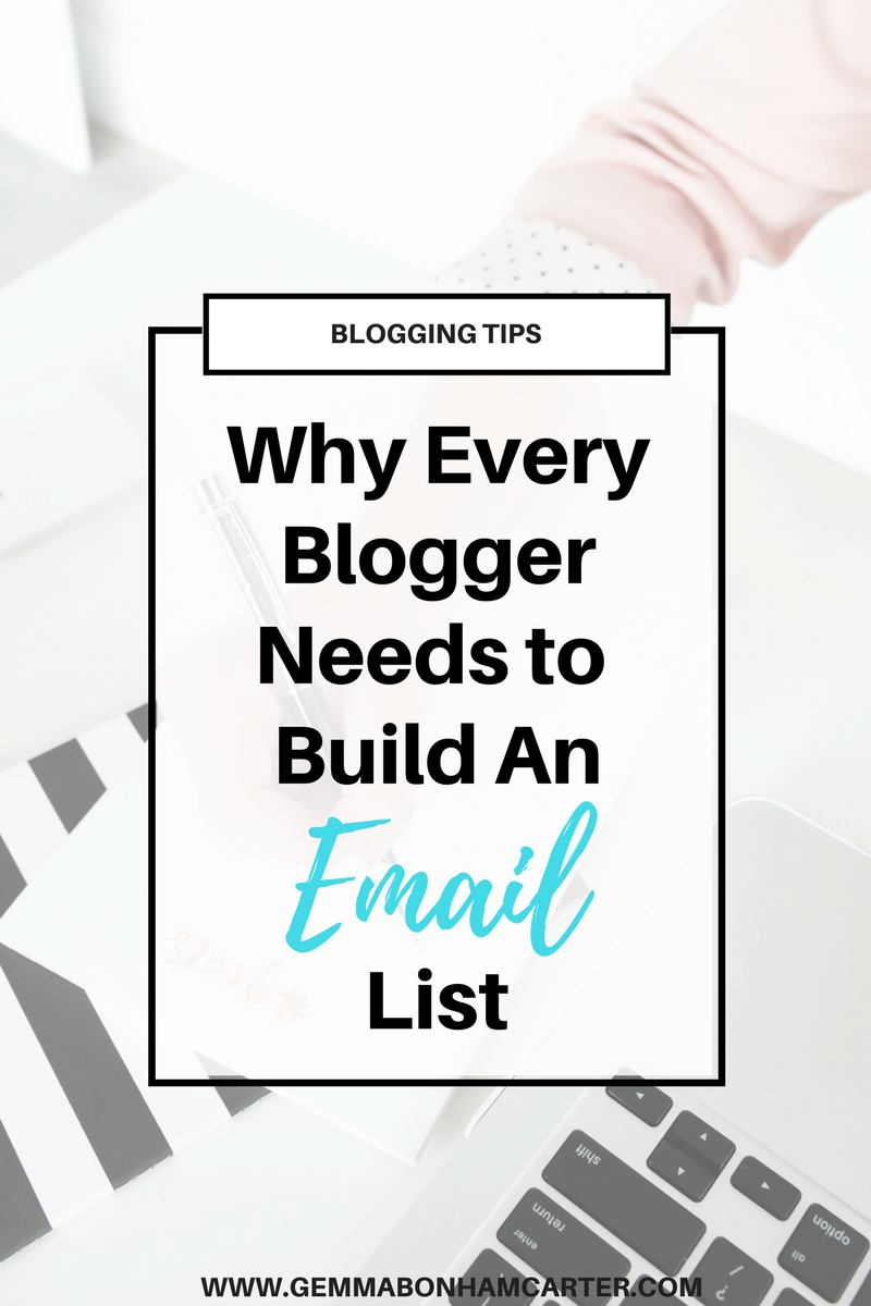 Why You Need to Build an #Email List as a #Blogger. The 5 reasons why you should grow an email list to increase your sales and traffic. 