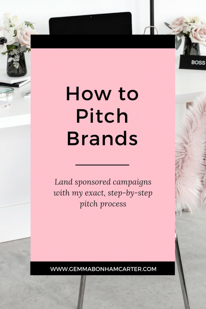 How to pitch brands to get sponsored posts and campaigns as a blogger. Click for my step by step process, including pitch email ideas and blog media kit templates.