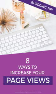 Increase Blog Traffic and Pageviews | The tried and true ways I have grown my DIY and home decor blog over the last 5+ years. Full of tips & tricks for bloggers to help grow their blog and make money blogging. Plus a list of submission websites you can use to submit your posts for features. Click through for the post and free download!
