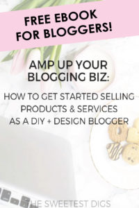 Want to make money blogging? Here is why you NEED to sell products or services on your blog and how to get started. Blogging biz tips you don't want to miss! Click through for the blog post and FREE eBook download!!