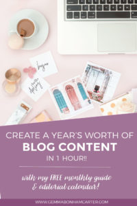 Seasonal Blog Post Ideas for Every Month of the Year - perfect for home, DIY and lifestyle bloggers. No more writer's block when you use this as your guide to blog content creation!