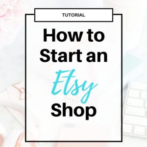 How to Start an #Etsy Shop | Get the step-by-step guide on how to launch an online shop on Etsy. Including free guide and 40 free listings!