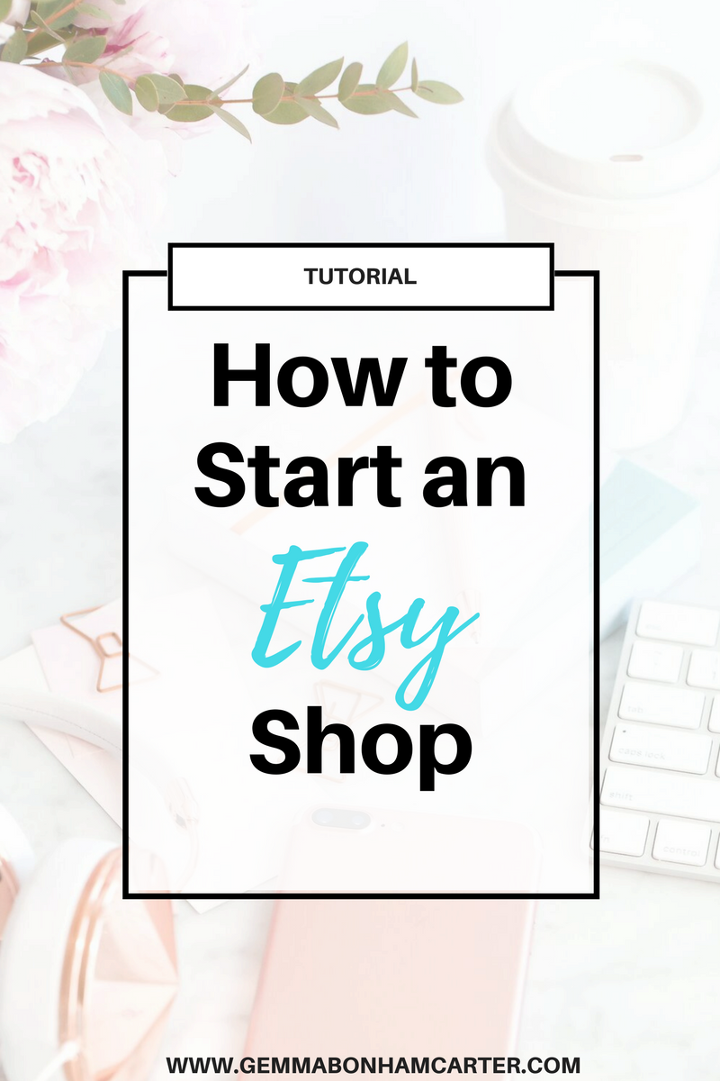 How to Start an #Etsy Shop | Get the step-by-step guide on how to launch an online shop on Etsy. Including free guide and 40 free listings! 
