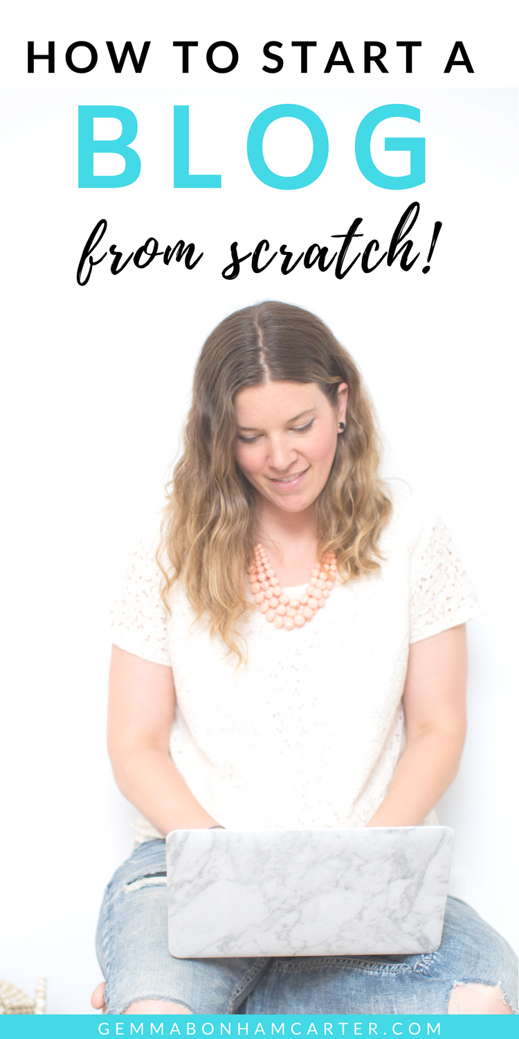How To Start a #Blog for #Beginners | Get step by step instructions on starting your blog and make money! Get your domain name, wordpress, and hosting installed easily. Click for tutorial!